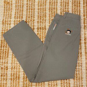 Betty Boop Embroidered Straight Leg Fit Pants - Rare One of a Kind Find